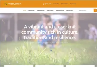 George Gordon First Nation website homepage