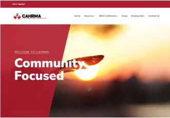Canadian Aboriginal Human Resources Management Association website homepage